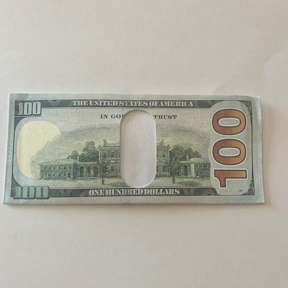 Hundred Dollar Wallet $100 Bill Print- Bi-Fold Style - NWT - Gift Idea - Picture 3 of 10